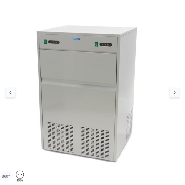  Μηχανή πάγου 100kg/ημέρα - Κύβοι σφαίρας - Αερόψυκτο